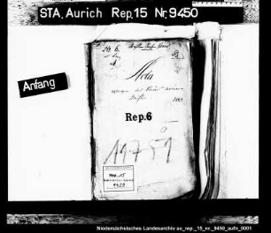 Die in Ostfriesland vorhandenen Mühlen und das Verbot des Baues neuer Mühlen