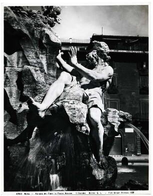 Fontana dei Fiumi, Rom: Gestalt des Danubius