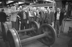 Planungen der Bundesbahn-Hauptverwaltung zur Stillegung des Ausbesserungswerks Karlsruhe