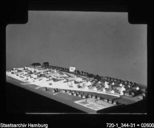 Harburg, Wettbewerb Denickestraße, Modell