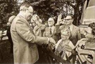 Helmut Kohl in Bad Sooden-Allendorf