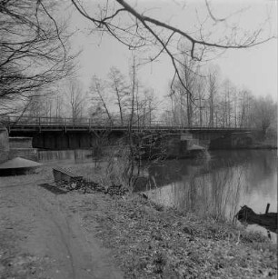 Cottbus, Eisenbahnbrücke über Spree