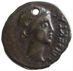 Münze, Denar, 43-42 v. Chr.
