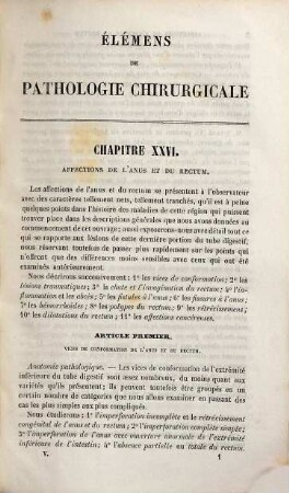Élémens de pathologie chirurgicale, 5
