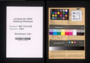Entnazifizierung Karl Brockmann , geb. 18.05.1912 (Landarbeiter)