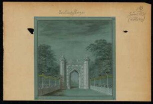 Triumphbogen Monatskonkurrenz Juni 1830: Perspektivische Ansicht