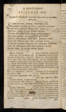 474-487, Epistola XVIII. - Epistola XX.