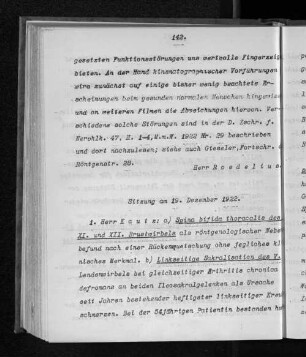 Sitzung am 19. Dezember 1922.