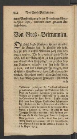 Von Groß-Brittannien