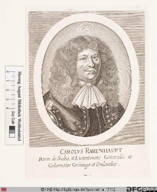 Bildnis Carl Frhr. Rabenhaupt von Sucha