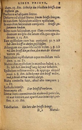 Elegantiarvm pverilivm ex M. Tvllii Ciceronis epistolis libri III