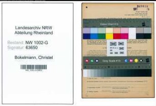 Entnazifizierung Christel Bokelmann, geb. 07.02.1896 ()