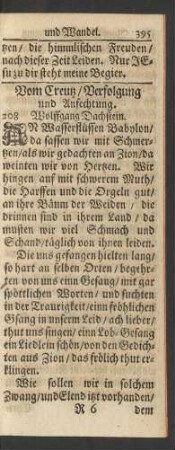 Vom Creutz/ Verfolgung und Anfechtung