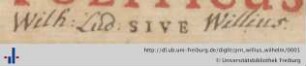 [Provenienz]: Willius, Wilhelm Ludwig