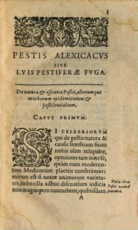 Pestis Alexicacus