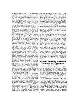 Allgemeine Versammlung des Rheinischen Provinzialvereins zu Königswinter am 9. Juli 1899