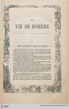 I. Comment fut institué le cénacle de la bohême