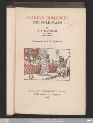 Arabian romances and folk-tales