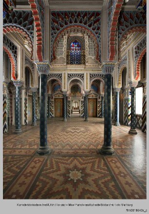 Castello di Sammezzano, Villa di Sammezzano, Liliensaal, Sala dei Gigli, Musiksaal, Sala della Musica, Reggello