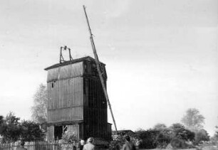 Großpaschleben-Frenz. Mühle Voigt, Paltrockmühle (Bockmühle aus Prosigk 1946 umgesetzt und umgebaut)