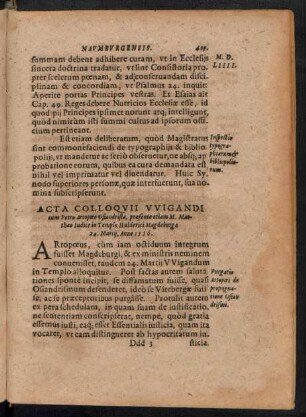 Acta Colloquii Wigandi ...