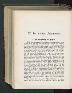 IX. Die optischen Instrumente