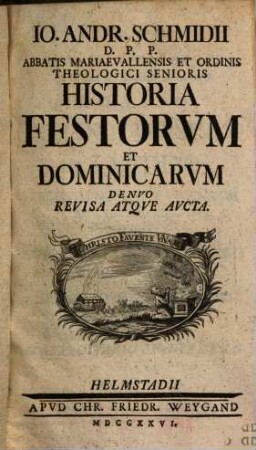 Historia festorum et dominicarum