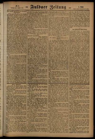 Zweite Ausgabe vom Samstag, den 08. Januar 1916.