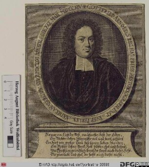 Bildnis Gottfried Arnold (I) (Ps. Christophorus Irenaeus)