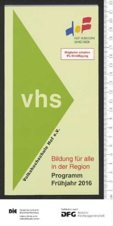Programm 1. Semester 2016