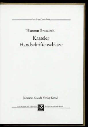 Kasseler Handschriftenschätze