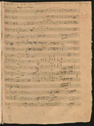 Quartette; fl, vl vla, vlc; a-Moll; HilR WoO 35,3