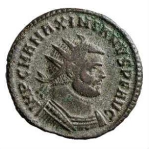 Münze, Antoninian, 292 - 295 n. Chr.