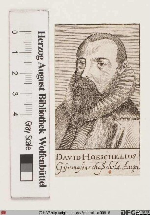 Bildnis David Hoeschel(ius)