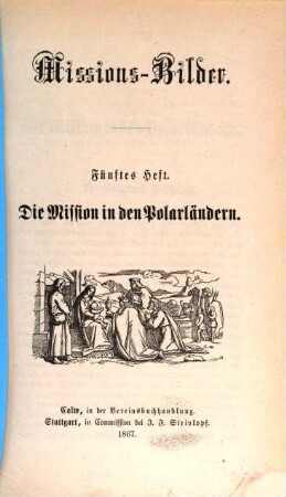 Missions-Bilder. 5. 1867