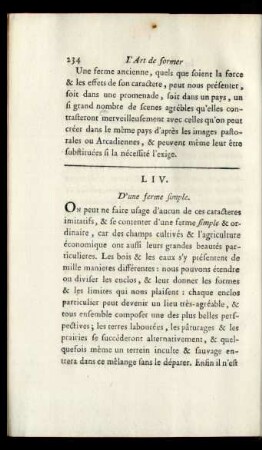 LIV. D'une ferme simple.