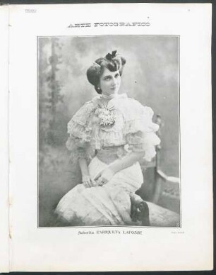 [Fotografía de] Arte fotográfico - Señorita Enriqueta Lafosse