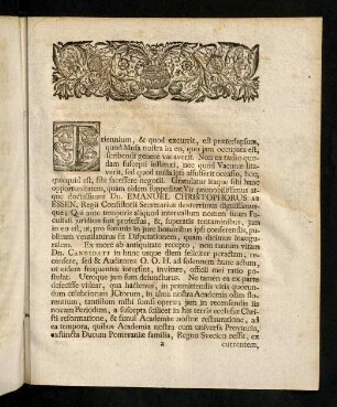 III-XIV, Triennium & quod excurrit, est ...