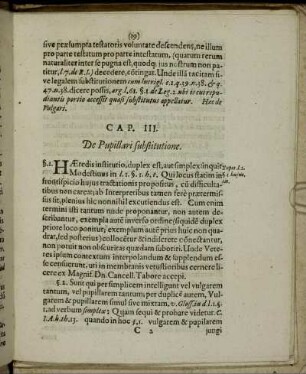 Cap. III. De Pupillari substitutione.