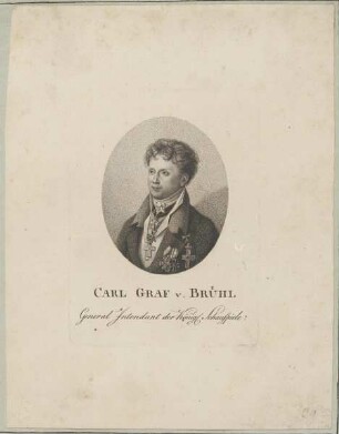Bildnis des Carl v. Bruehl