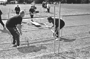 Mollhagener Zehnkampf: Der Turnsportverein Mollhagen veranstaltet auf dem Festplatz den zwölften Zehnkampf für Alt und Jung