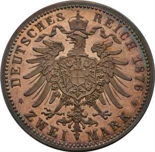 Münze, 2 Mark, 1876
