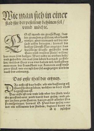 Das erste theil der ertzney.