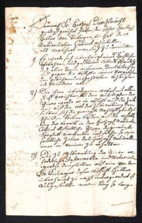 Zwei handschriftliche Schreiben aus Akte Kielmeyer