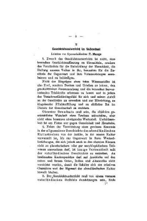 Geschichtsunterricht im Volksstaat