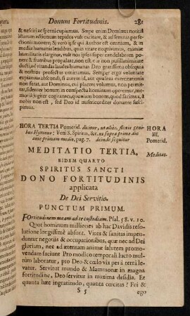 281-287, Hora III - IV