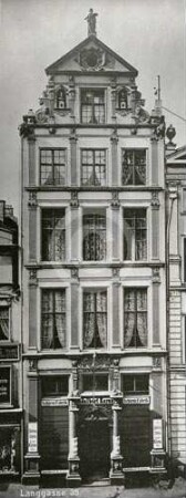 Fassade von Bürgerhaus Langgasse 35 (Löwenschloss) in Danzig
