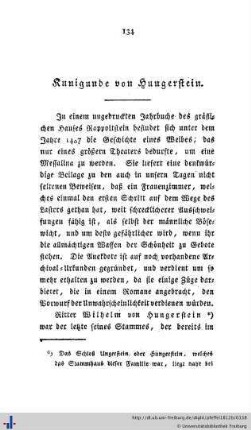 Kunigunde von Hungerstein
