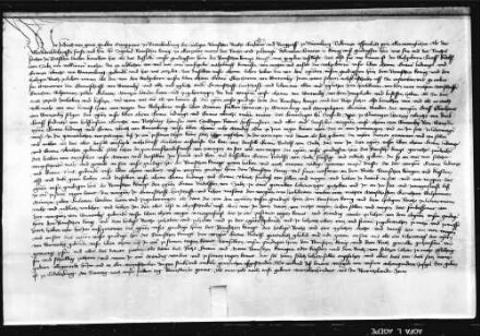 Markgraf Friedrich von Brandenburg anstatt König Sigmunds belehnt den Grafen Rudolf von Sulz als Träger der Grafen Ludwig I. und Ulrich V. mit den Reichslehen und Regalien.