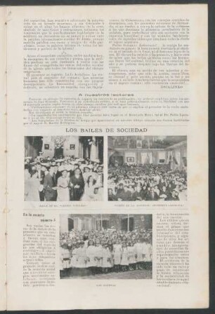 Los bailes de sociedad - [Fotografías]